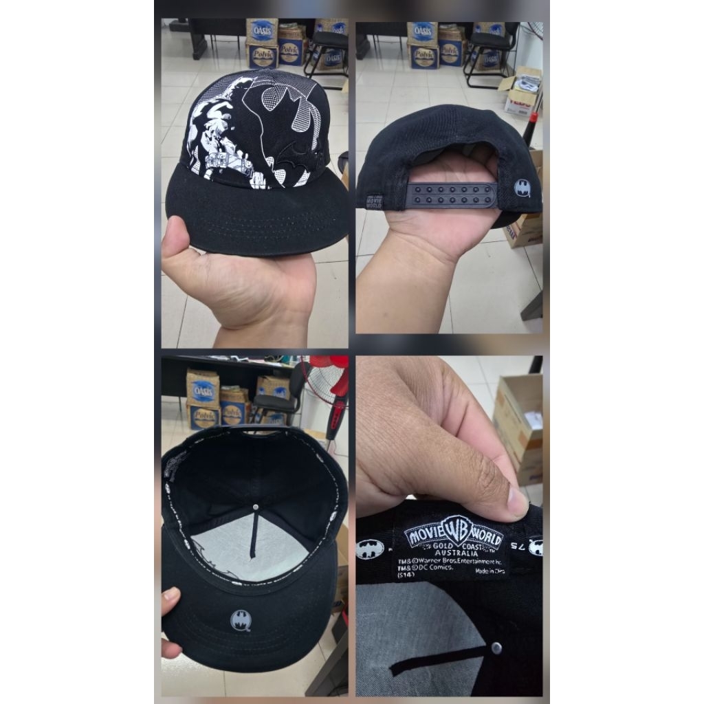 TOPI SNAPBACK BATMAN OFFICIAL ORIGINAL ANNIVERSARY 75TH