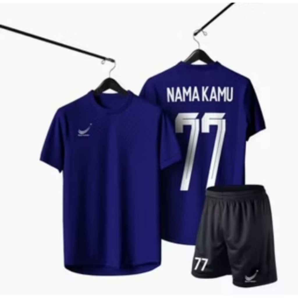 Gratis Sablon Nama dan Nomor Baju setelan Olahraga Baju joging Baju futsal Costum futsal Jersey polo