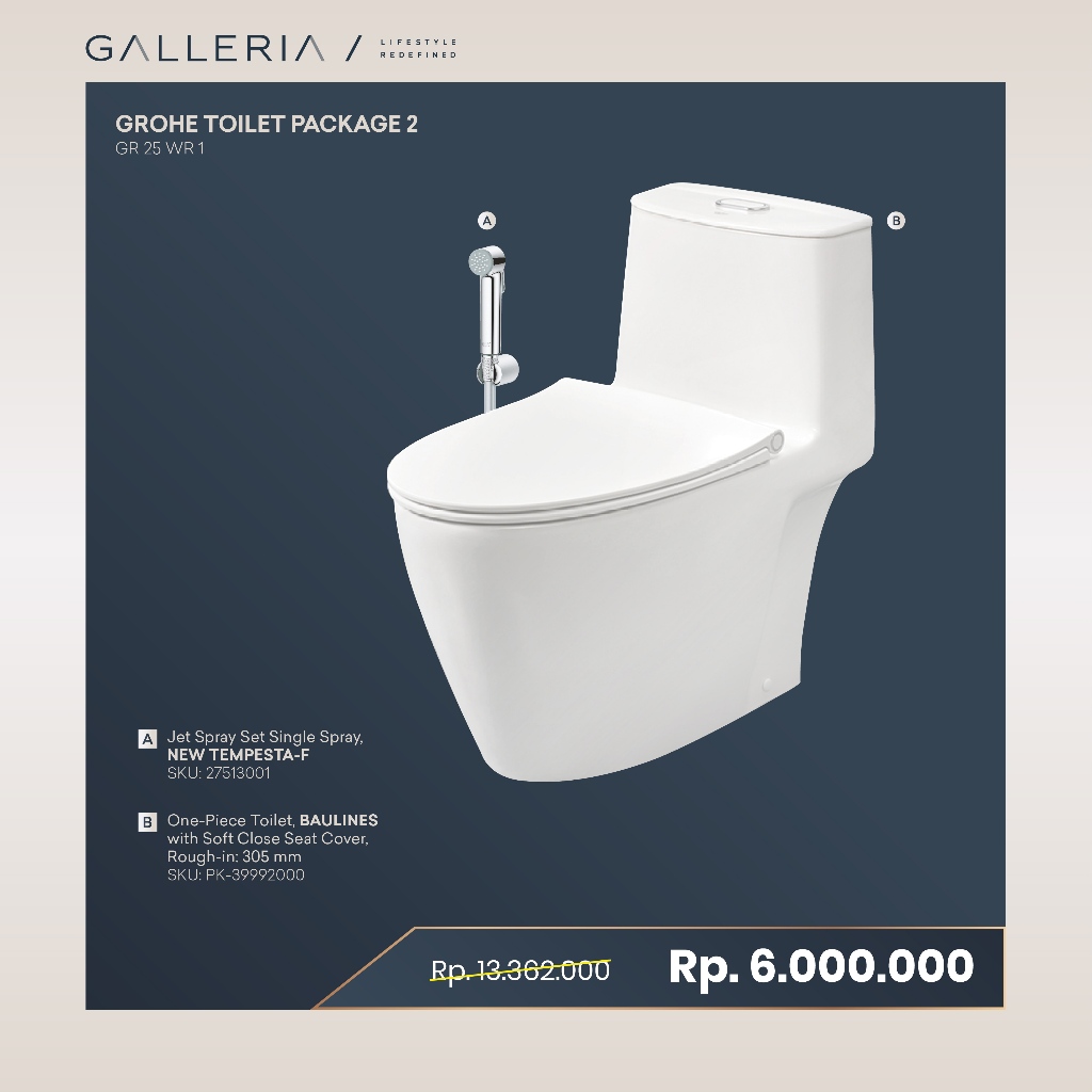 Grohe Toilet Package / Grohe Paket Kloset
