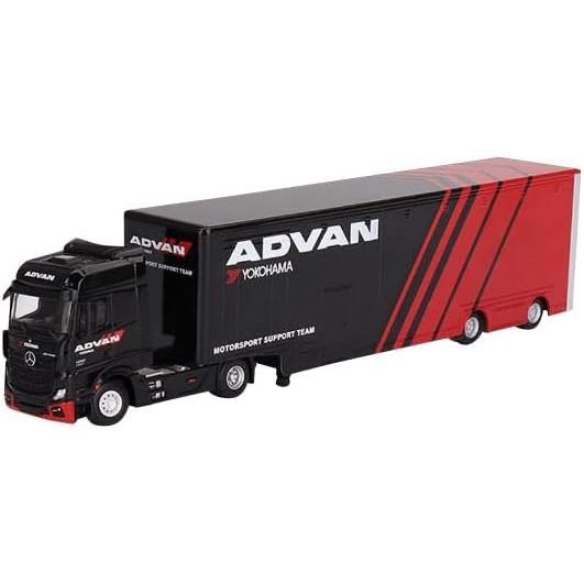 MINI GT - Mercedes-Benz Actros w/Racing Transporter 2023
