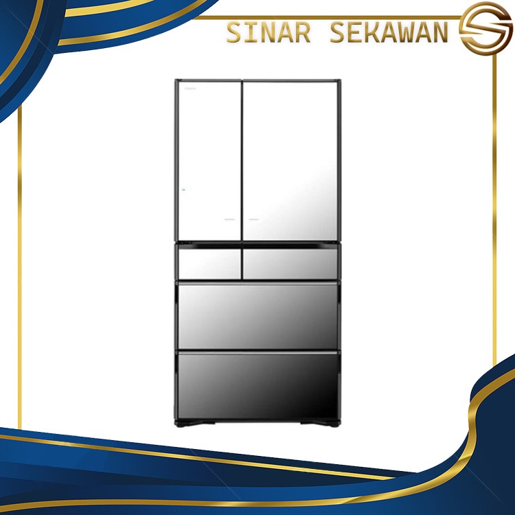 Hitachi R-ZX740KN kulkas multi door Made In Japan K Series 572L