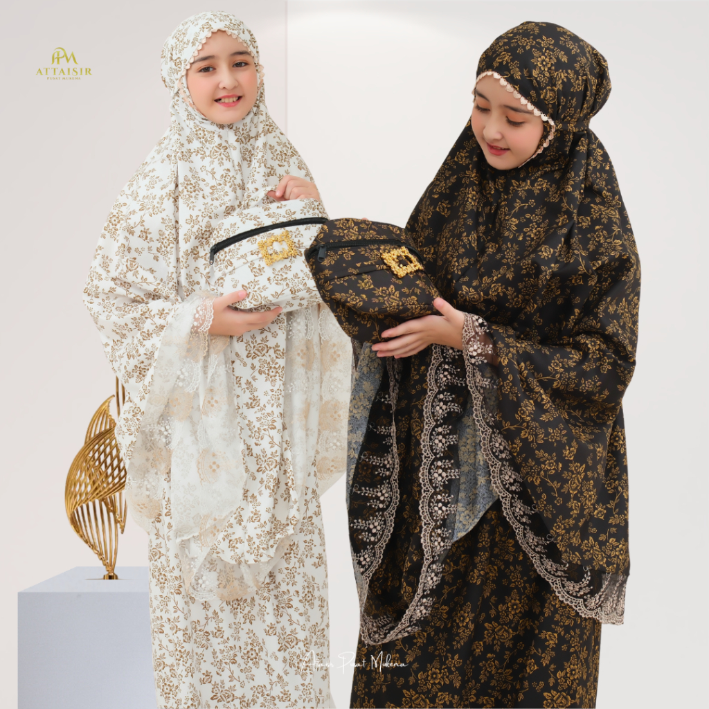 Apm Mukena Anak Perempuan Katun Poil Renda Shanum Series Apm