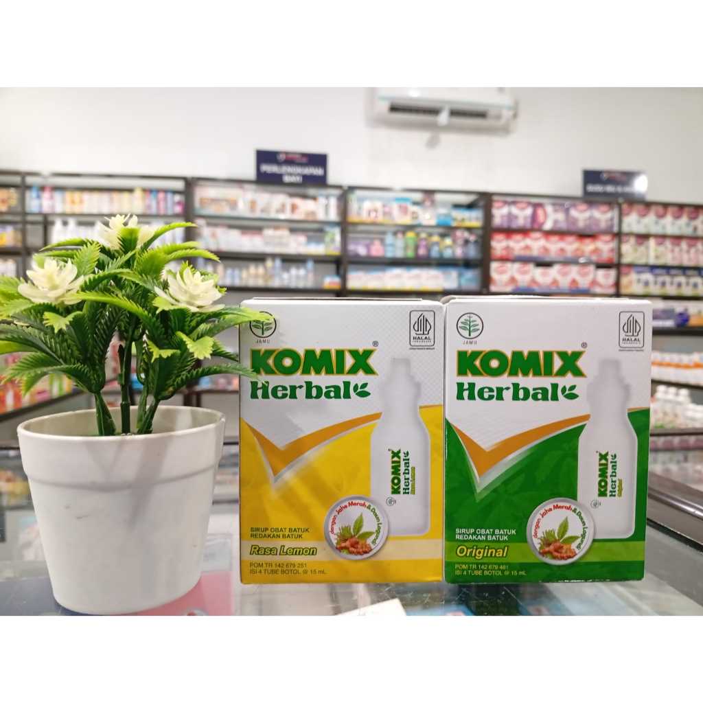 Komix Herbal 4 Tube Botol