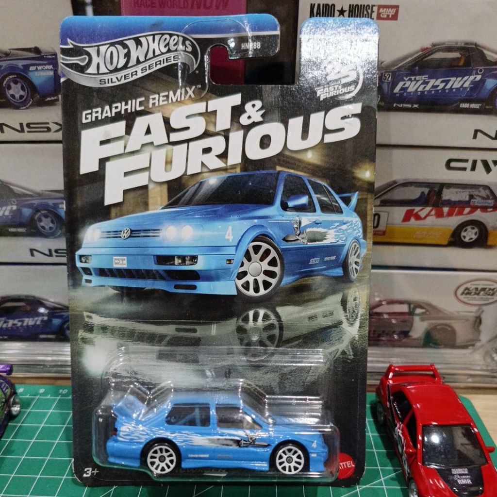 Hotwheels Fast Furious VW Jetta MK3 Biru