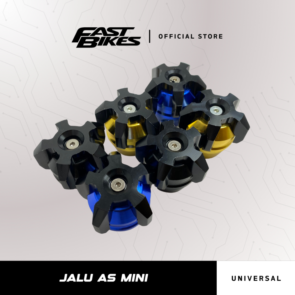 Fastbikes - Jalu As Mini Roda Depan Variasi 7020 Universal Motor Full CNC