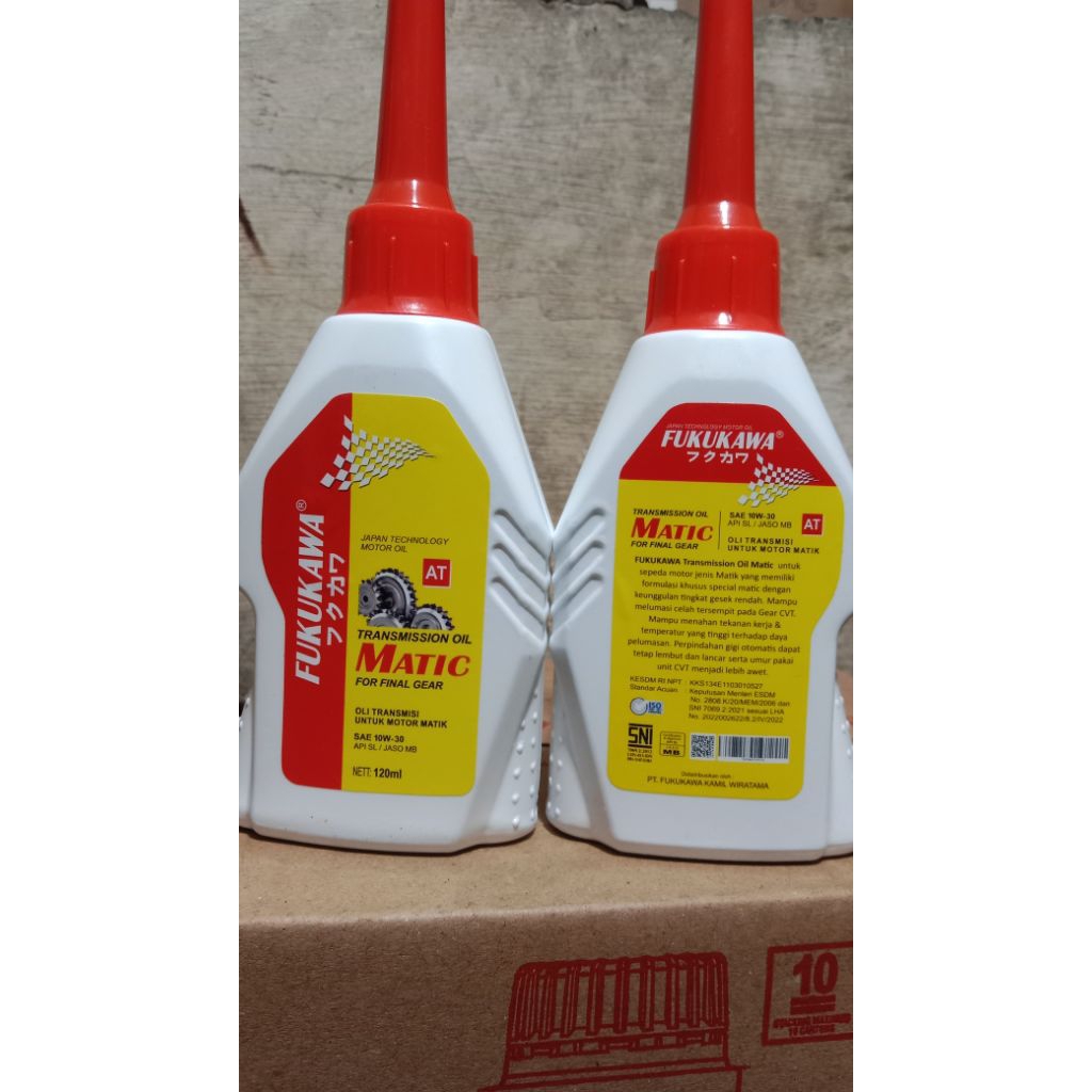OLI GARDAN/GEAR  METIC MEREK FUKUKAWA UKURAN 120 ML