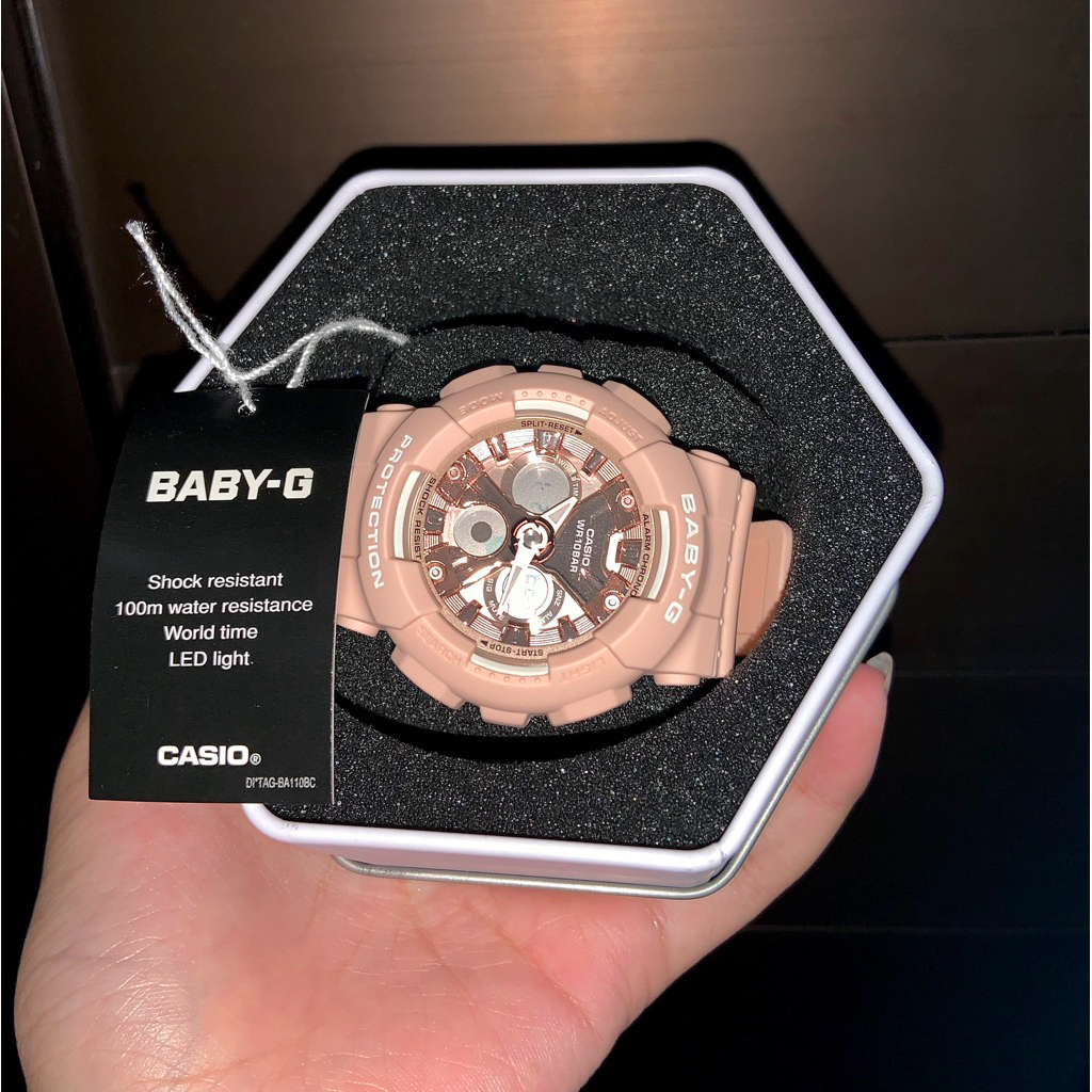 Jam Tangan Baby G Casio Pink Second Like New