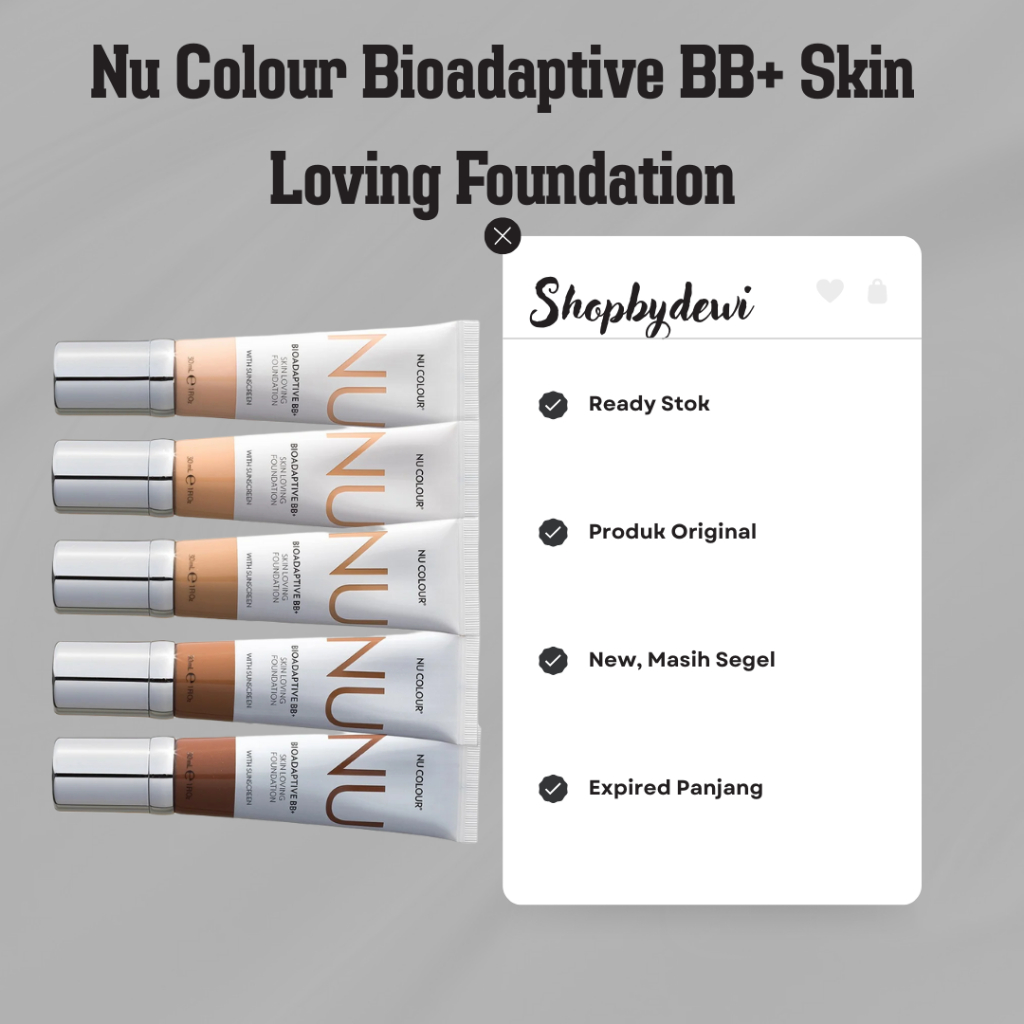 BB Cream Foundation Nu Colour Ivory/Natural Beige Exp.11/2027