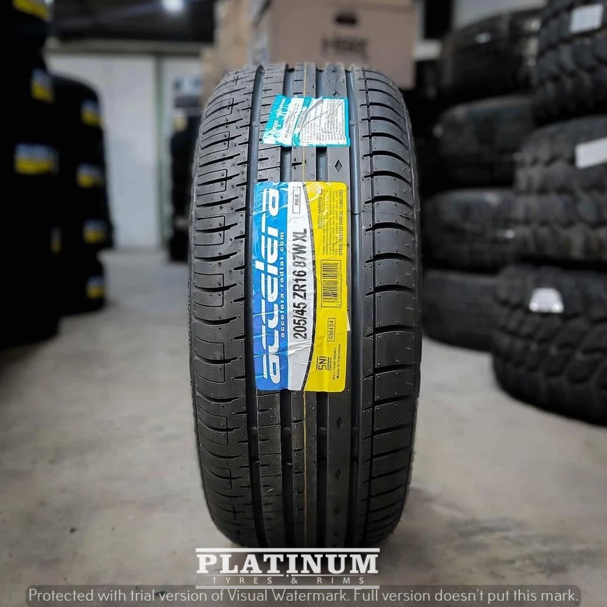BAN MOBIL MERK ACCELERA PHI-R 205 45 R16 II 205/45 R16 ACCELERA PRODUKSI TERBARU