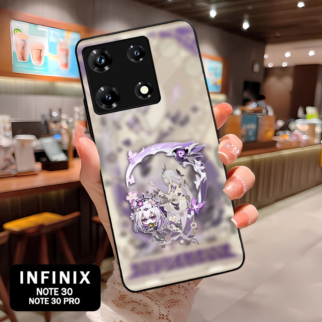 ( GL 11 ) Softcase Untuk infinix note 30 l note 30 pro note 40 note 40 pro hp Glossy Kilau  Silicone