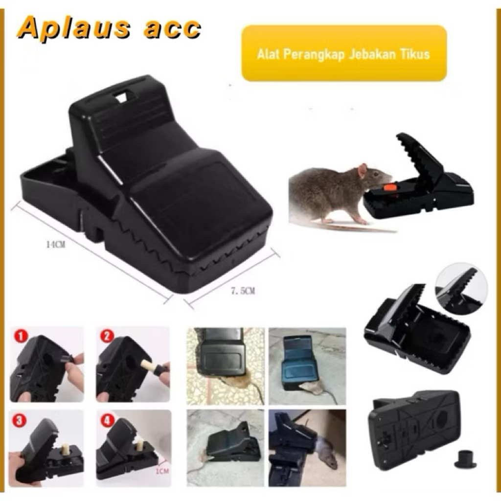 (GROSIRAN) Alat Perangkap Jepit Tikus Alat Jebakan Tikus Plastik Tebal Mouse Trap