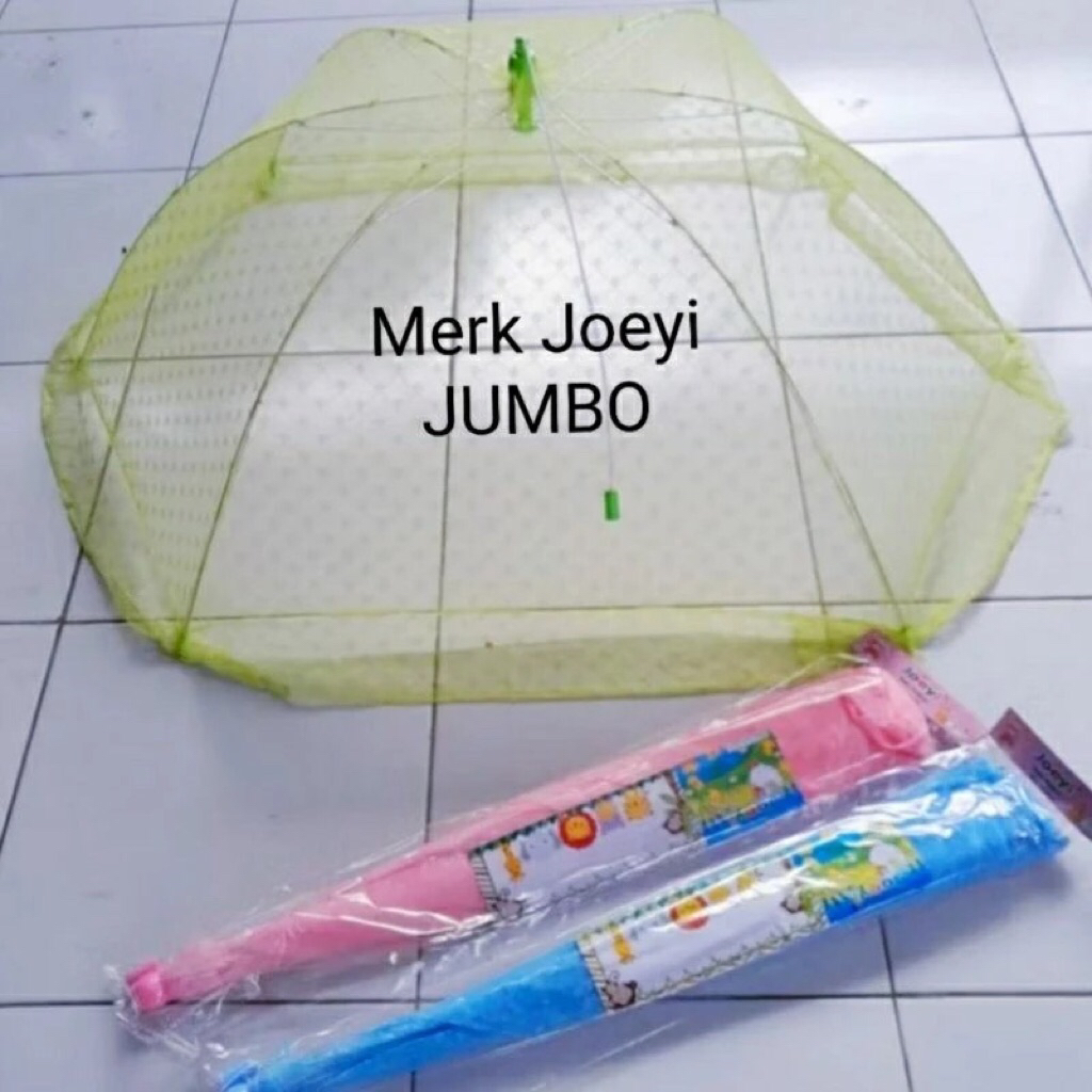 Kelambu Bayi DEO-DEO Ukuran Jumbo & Kecil, Anti Nyamuk, Mudah Dilipat