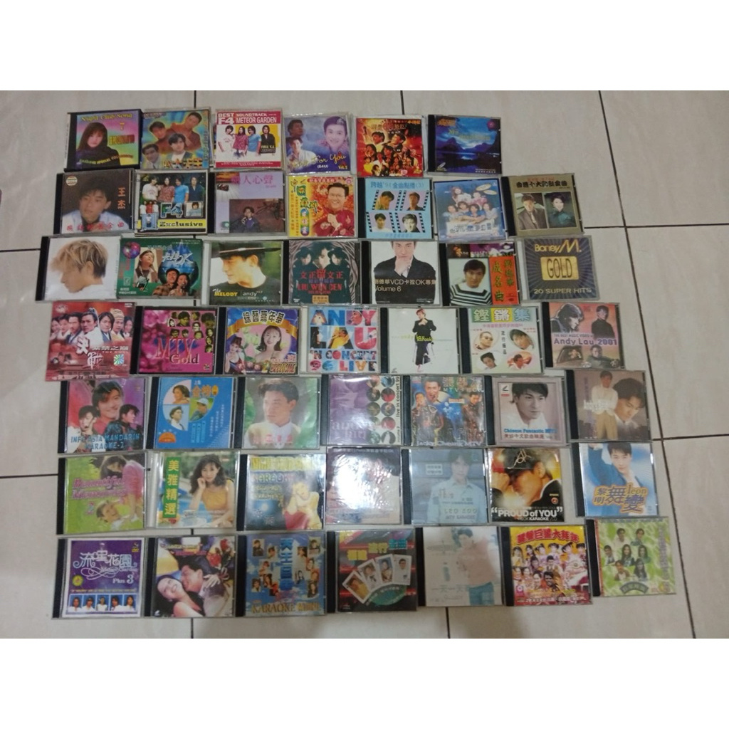 Preloved kaset pita dan cd jadul borongan