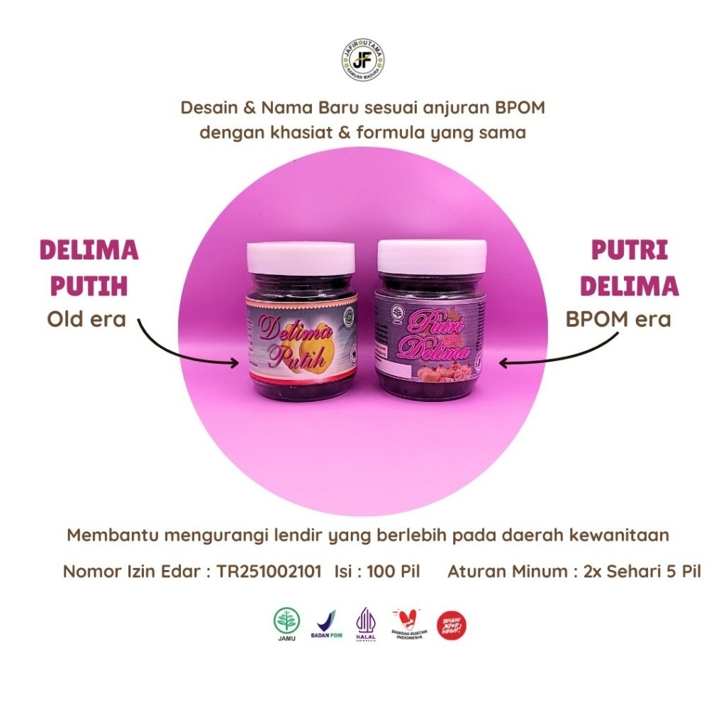 JAMU DELIMA PUTIH / PUTRI DELIMA jamu keputihan