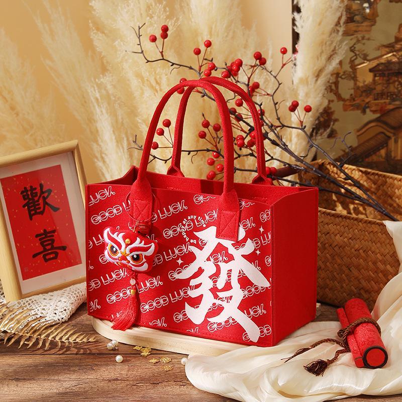 Tas imlek Tas sincia goodie bag imlek tas cny bag imlek sincia termasuk gantungan new