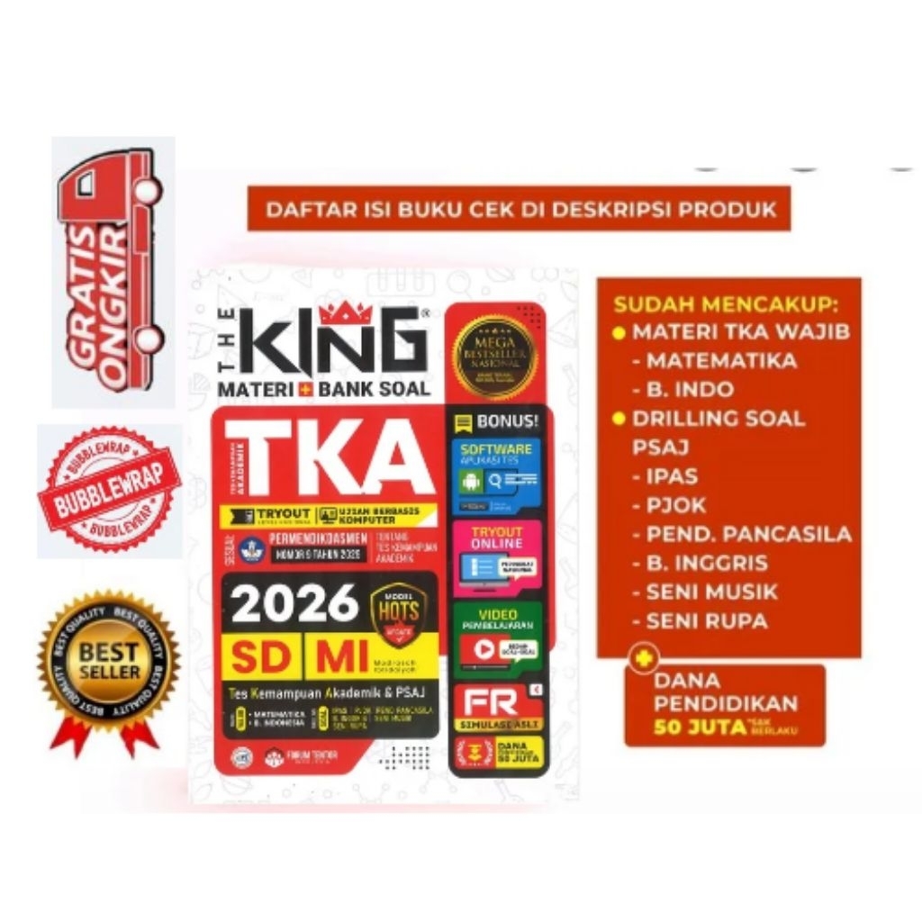 The king TKA untuk SD / MI 2026
