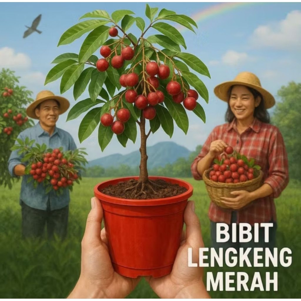 Bibit kelengkeng merah unggul