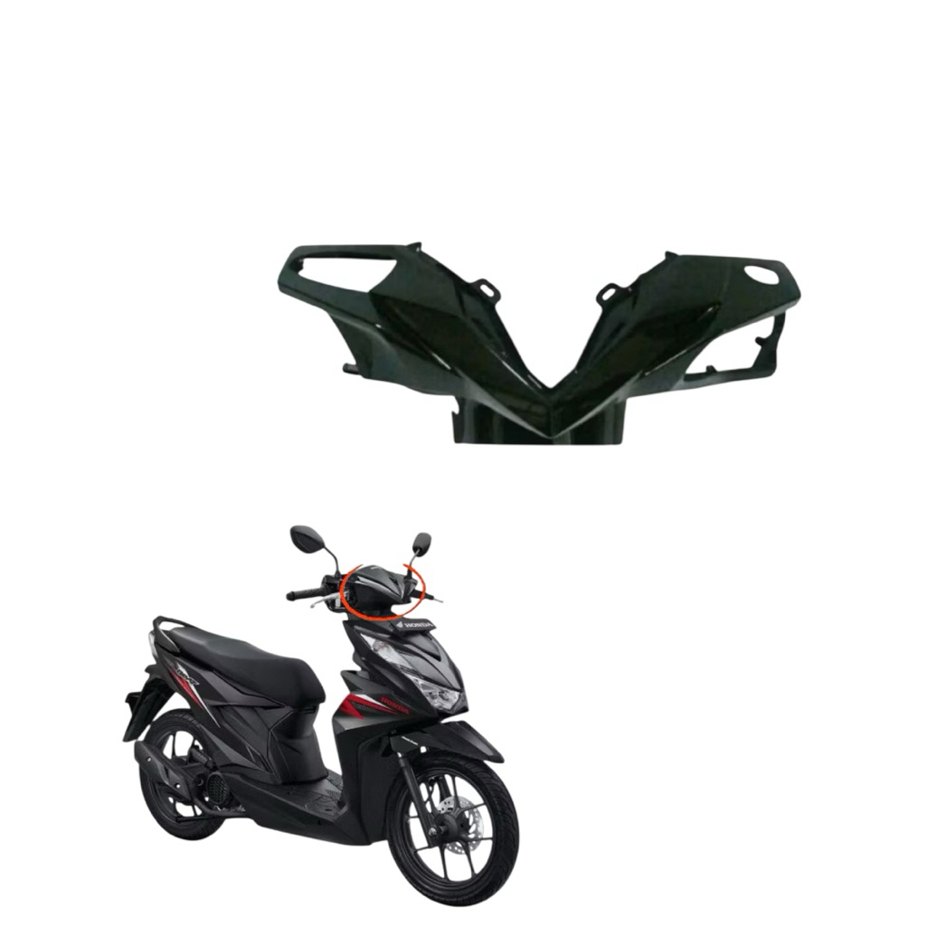 KAP BATOK LAMPU DEPAN BEAT NEW 2020 HITAM VR