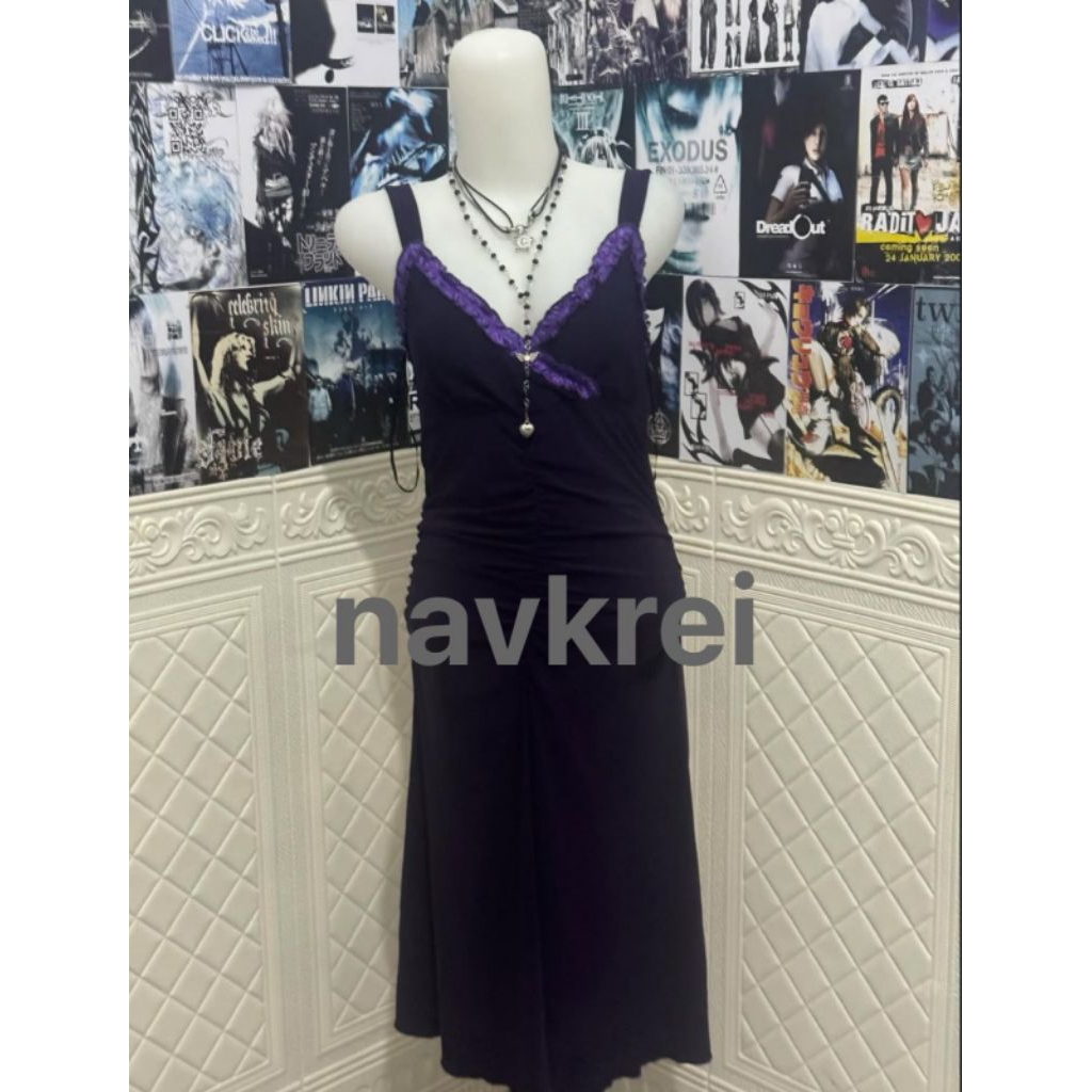 dress goth ungu