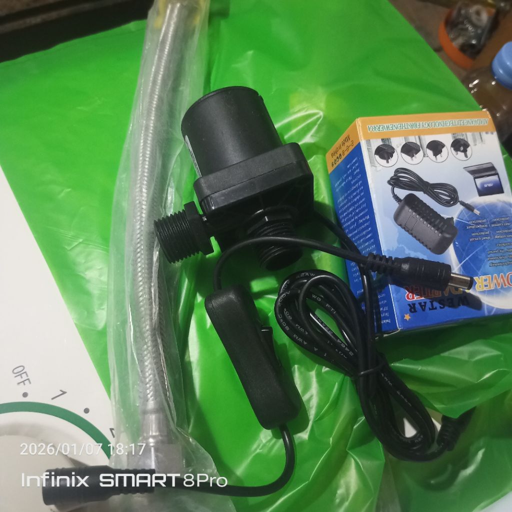 pompa dorong water heater