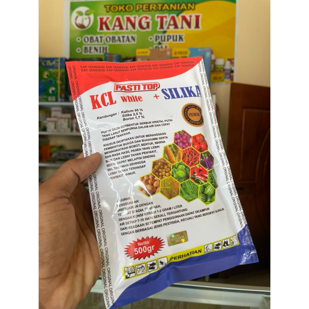 Pupuk KCL WHITE + SILIKA 500GR