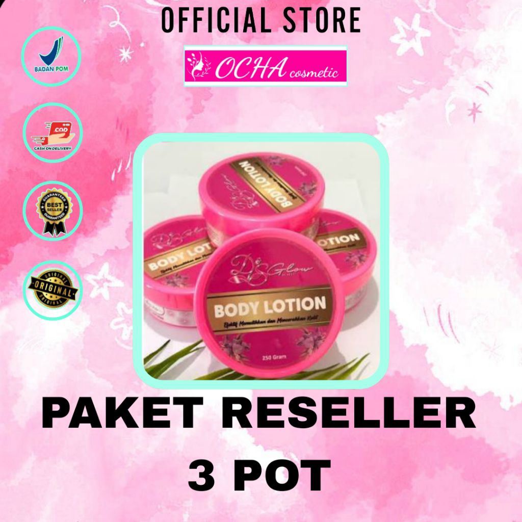 DS GLOW ORI BY SUCI BPOM PAKET RESELLER 3 POT
