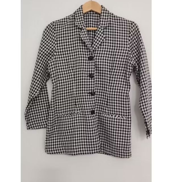 Blazer Wanita Hitam Putih (PRELOVED)