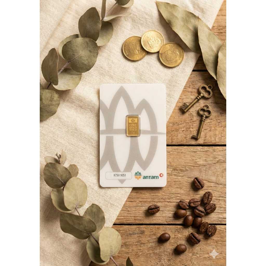 LOGAM MULIA ANTAM 1 GRAM CERTIEYE 2025 )Kemasan Certicad,bisa di cek melalui aplikasi Certieye, Kada