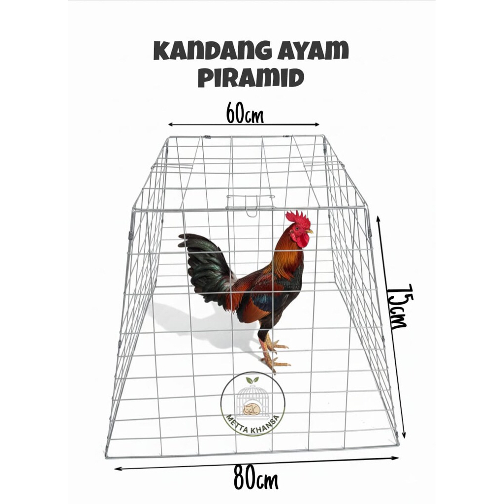 KANDANG AYAM PIRAMID JEMUR AYAM