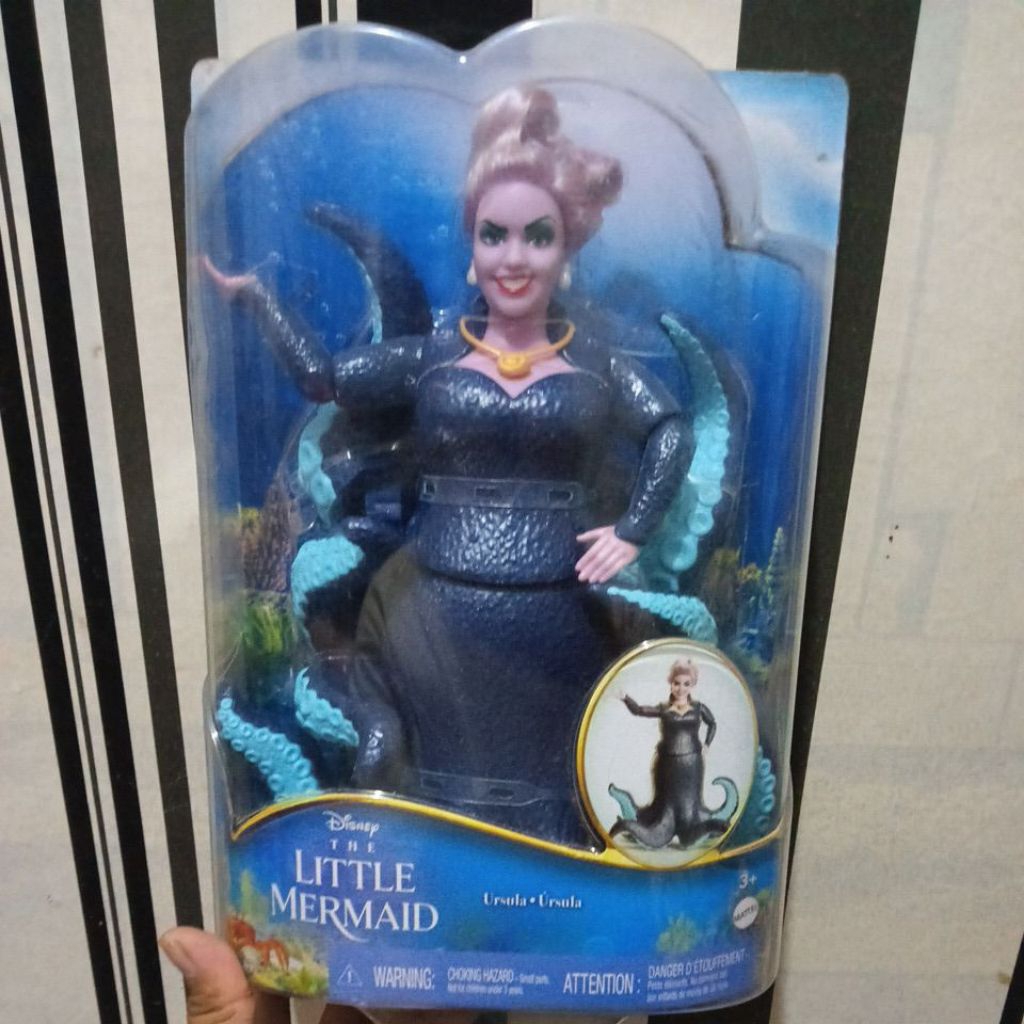 Boneka Barbie Disney The Little Mermaid Ursula Live Action Movie Doll Mattel