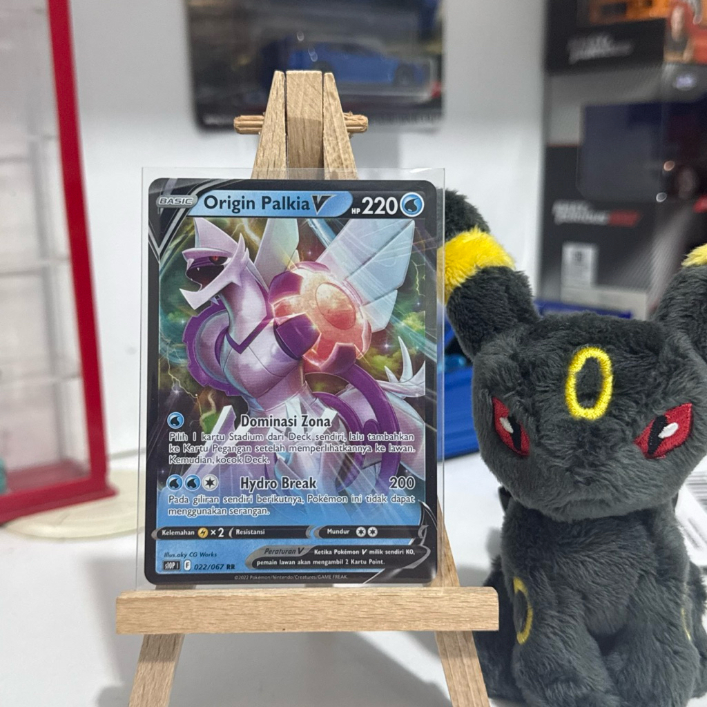 Pokemon Card Origin Palkia V 022/067 RR – Water Type | Kartu Pokemon Indo