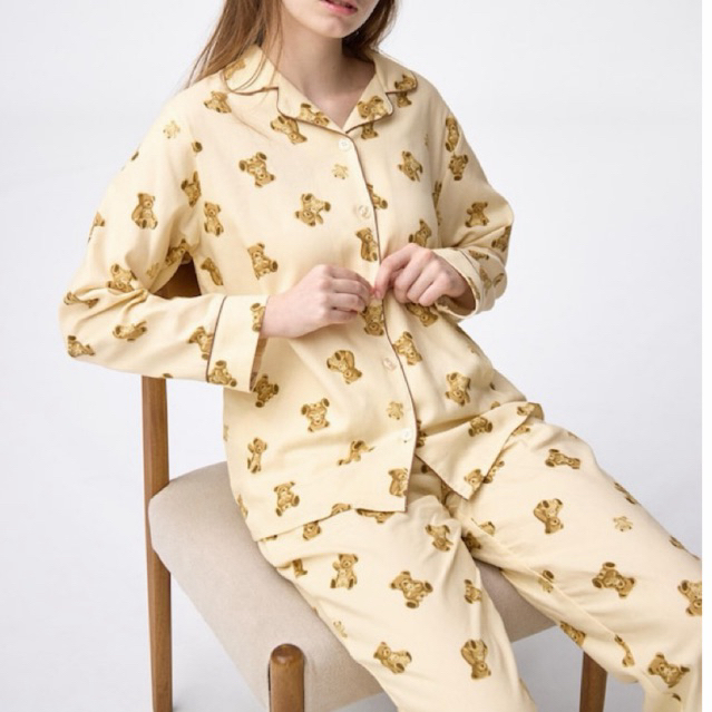 Piyama flanel GU/Baju Tidur Wanita GU/Piyama GU- Pre Order