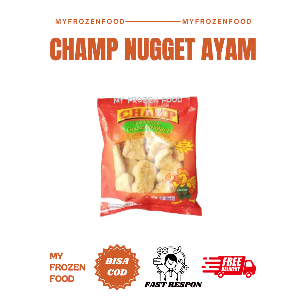 CHAMP Chicken Nugget Ori 250gr / Champ Chicken Nugget 250gr