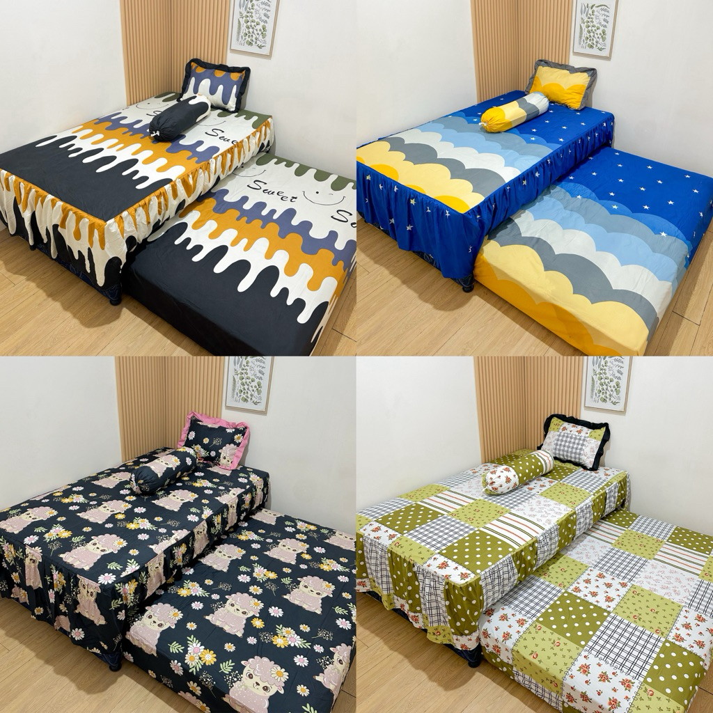 SPREI SORONG RUMBAI MOTIF KARAKTER ANAK 120x200