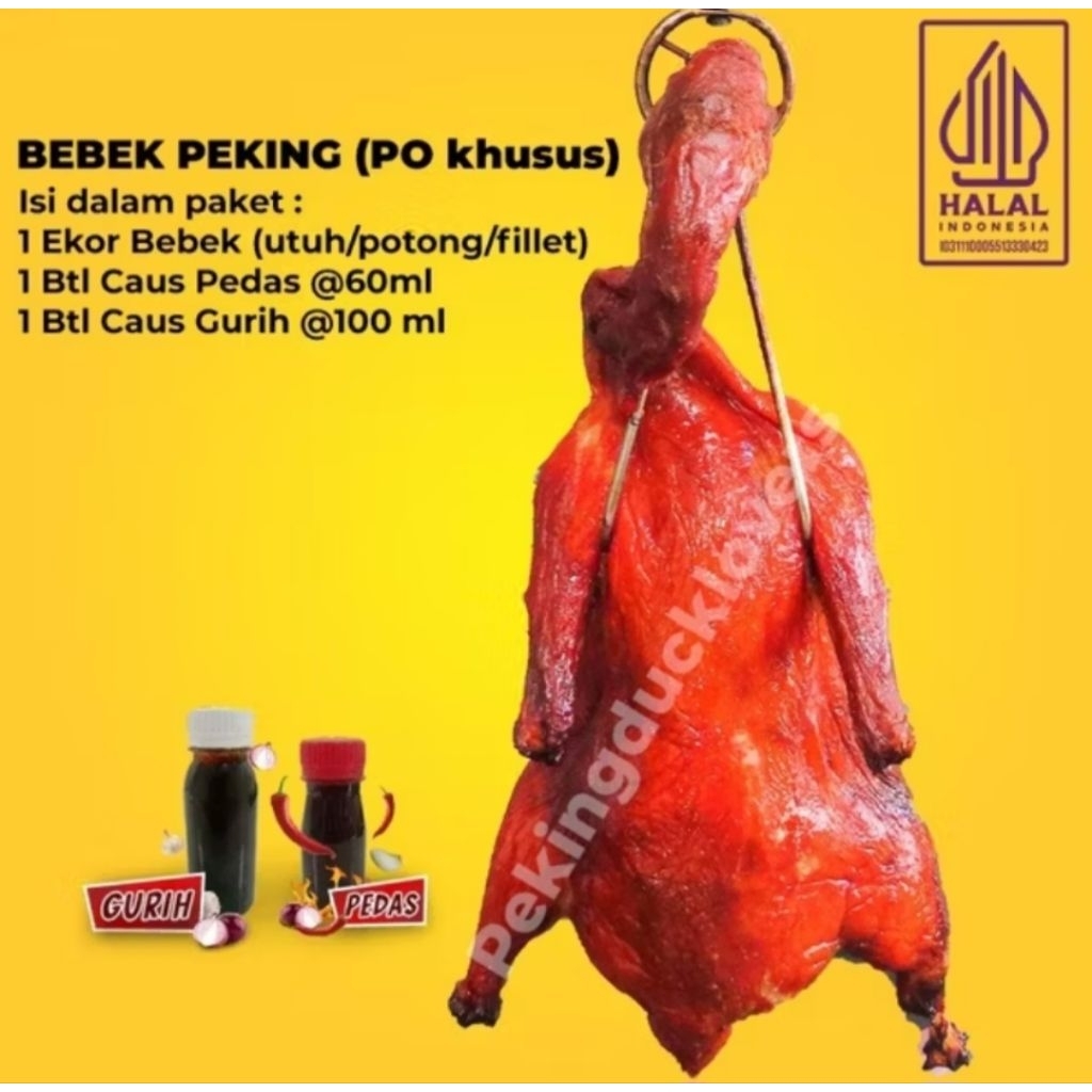 BEBEK PEKING PANGGANG READY TO EAT (PO IMLEK)