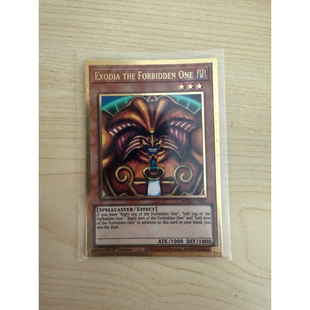 Exodia Yugioh Original Hologram