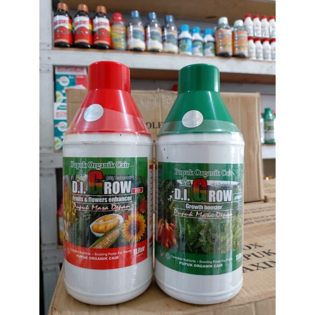 PUPUK ORGANIK CAIR PUPUK DIGROW MERAH & DIGROW HIJAU 1 LT