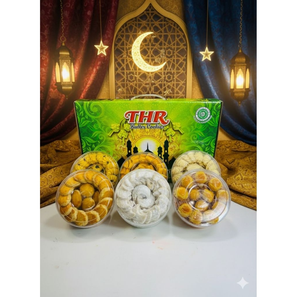 PAKET KUE KERING LEBARAN IDUL FITRI PARCEL HAMPERS KUE KERING THR LEBARAN IDUL FITRI