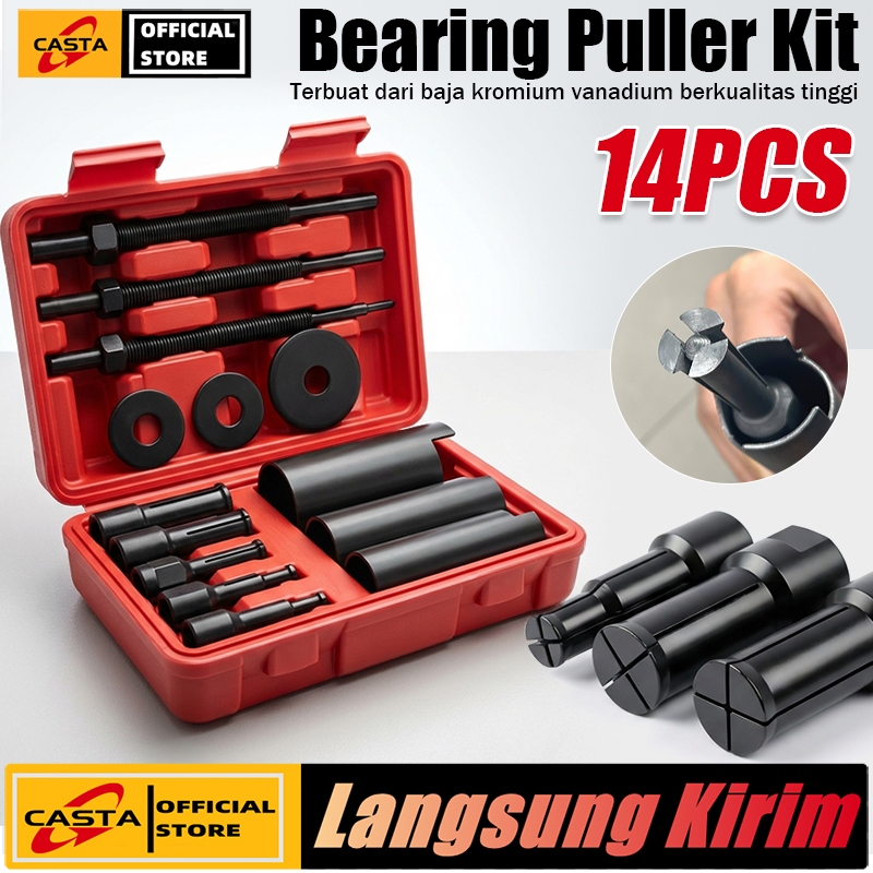 CASTA Treker Bearing Puller Set 14 Pcs CVT Treker Grip On Treker Bearing Puller Set