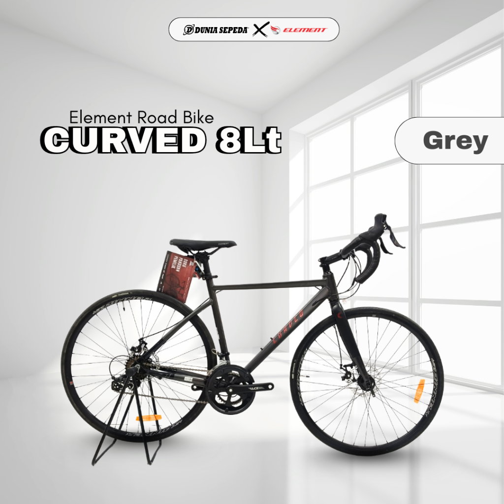 SEPEDA BALAP ELEMENT 700C CURVED 8LT