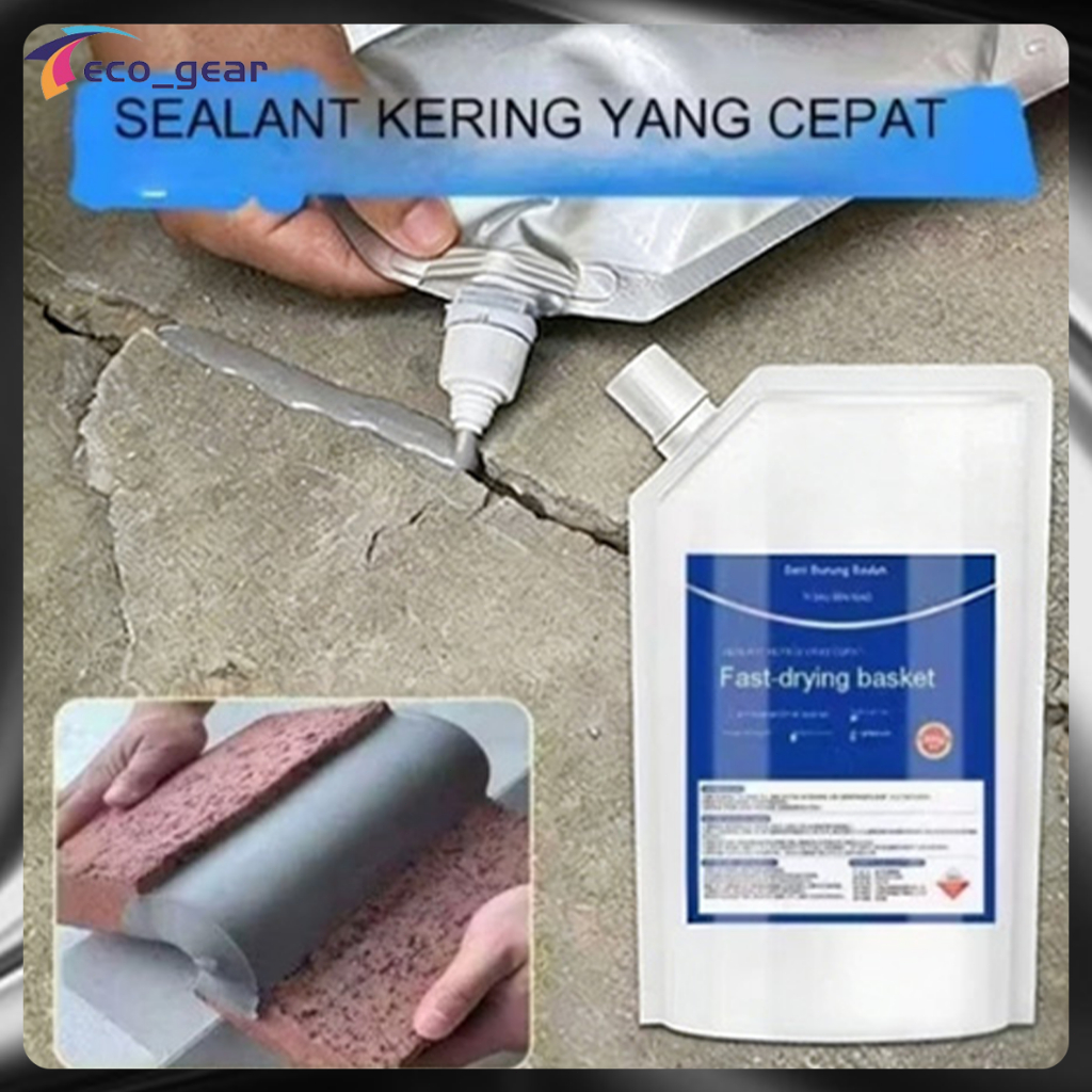 Lem Beton Anti Retak Cepat Kering - Perekat Beton Dinding Tembok Retak - Lem Anti Bocor