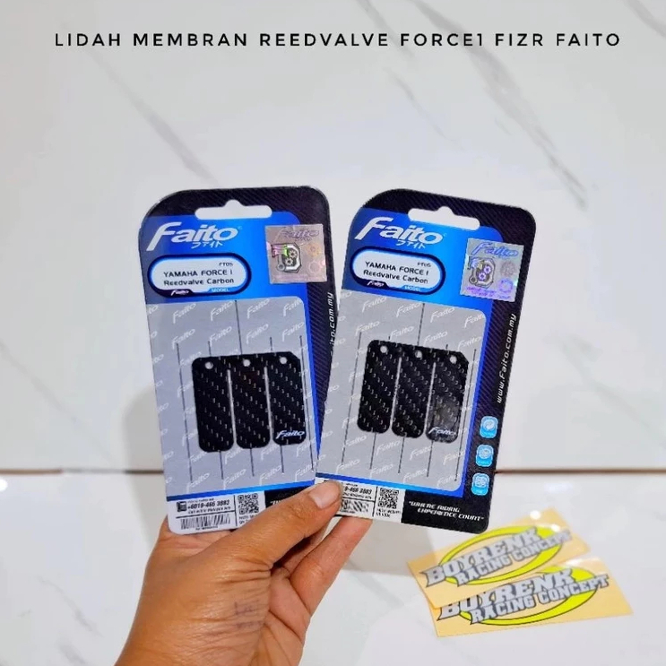 LIDAH MEMBRAN CARBON FAITO YAMAHA FORCE 1 | F1Z R | FIZ R ORIGINAL FAITO -BOYRENK