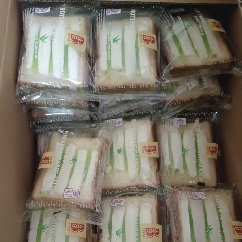 roti PANGGANG KRIM BYWAY / 1 dus isi 60 pcs / roti BYWAY