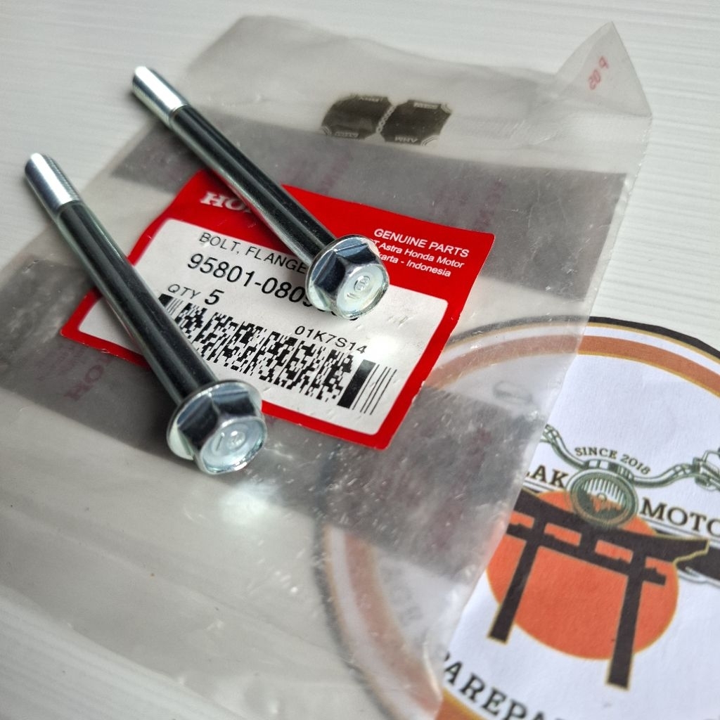 baut bawah rangka gantung mesin original ori ahm cb125 cb100 gl100 gl125 cg110 cg125 cb cg gl 110 10