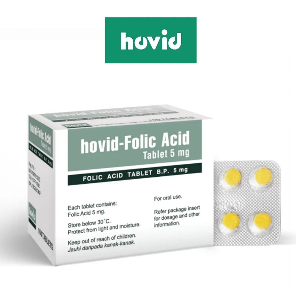 HOVID-FOLIC ACID TABLET 5MG / ASAM FOLAT