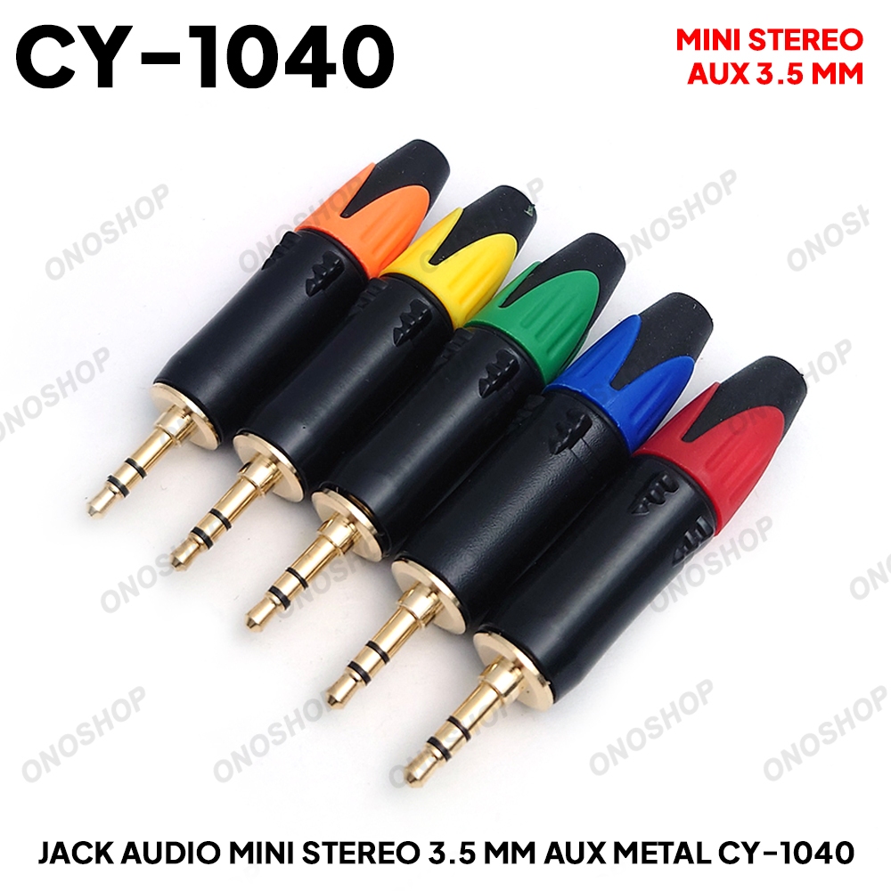 Jack Audio Mini Stereo 3.5 mm AUX Metal CY-1040
