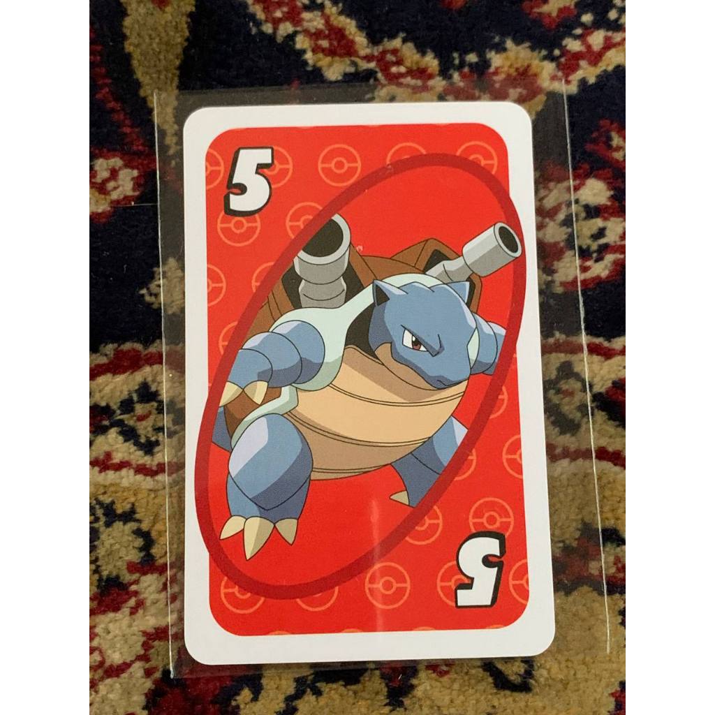 Blastoise Uno Red Pokemon Japanese