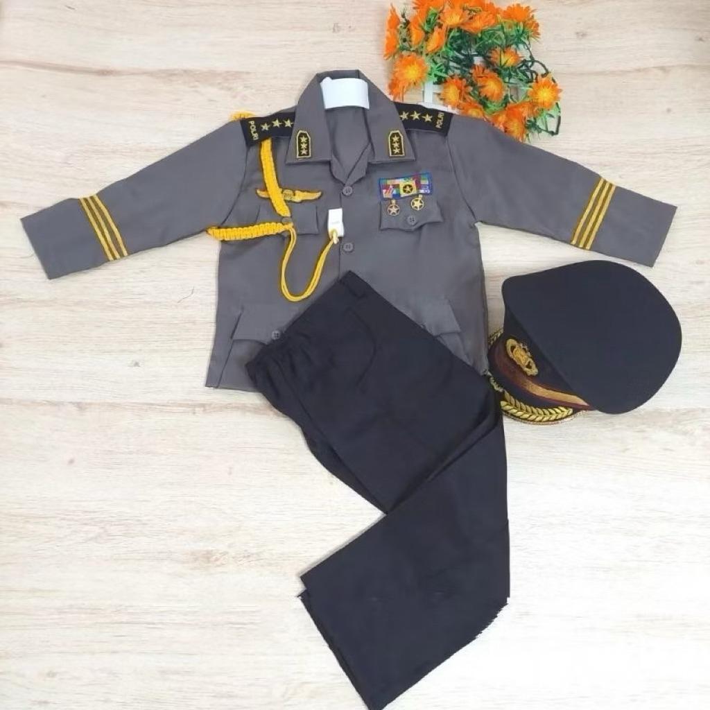 preloved baju polisi jendral anak