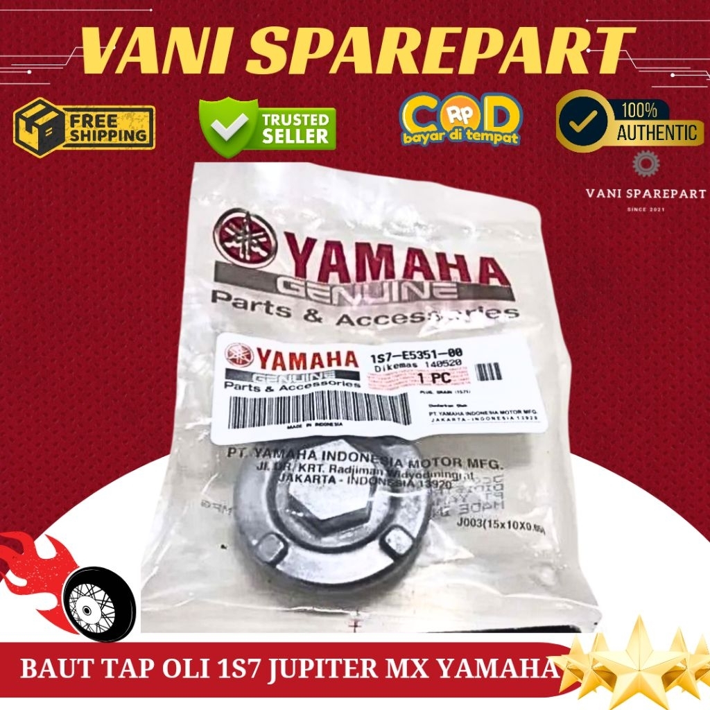 Baut Tap Oli Jupiter MX Vixion Original 1S7 Yamaha