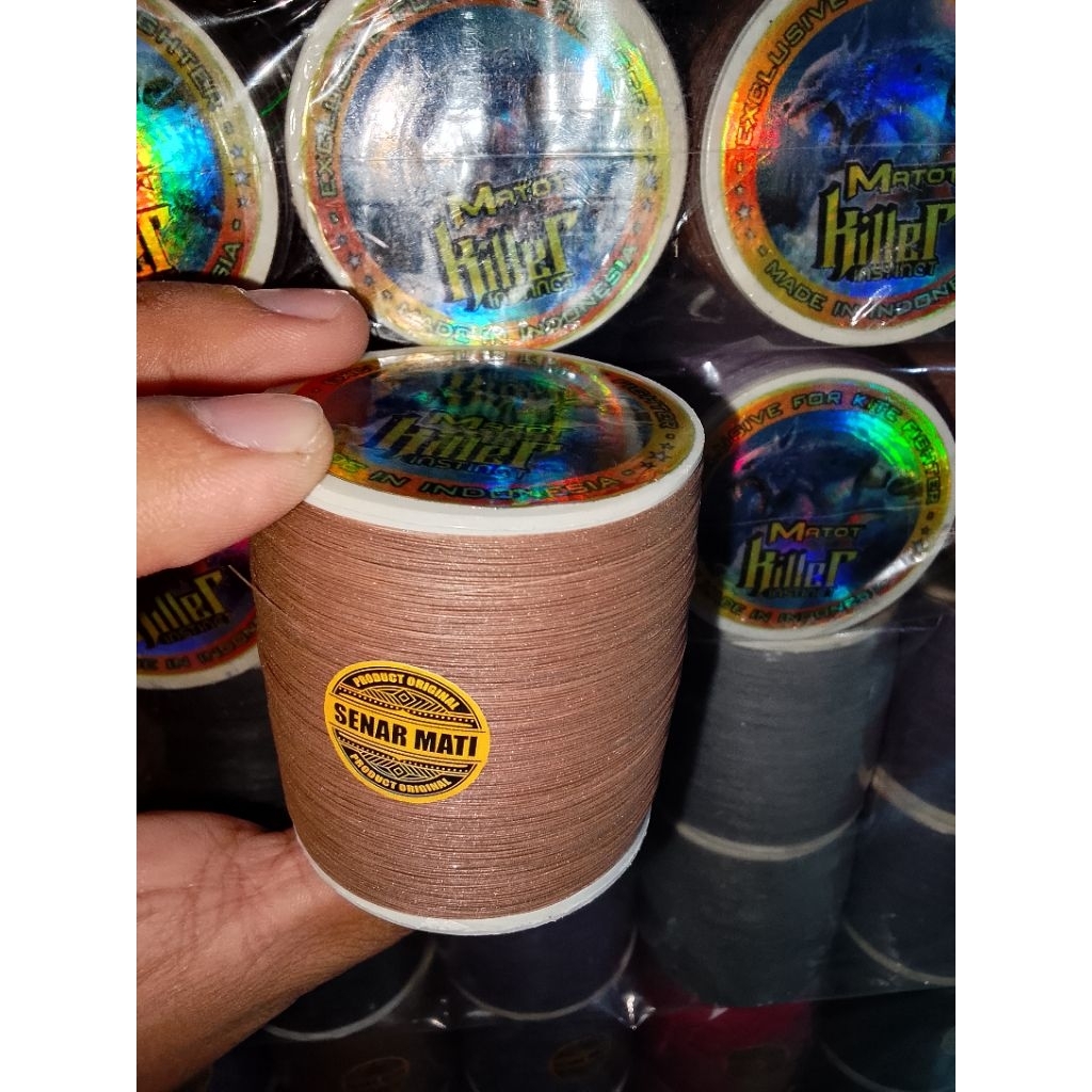 Senar Gelasan Matot Putih ORI 022 1600 Yard Sasap Padi